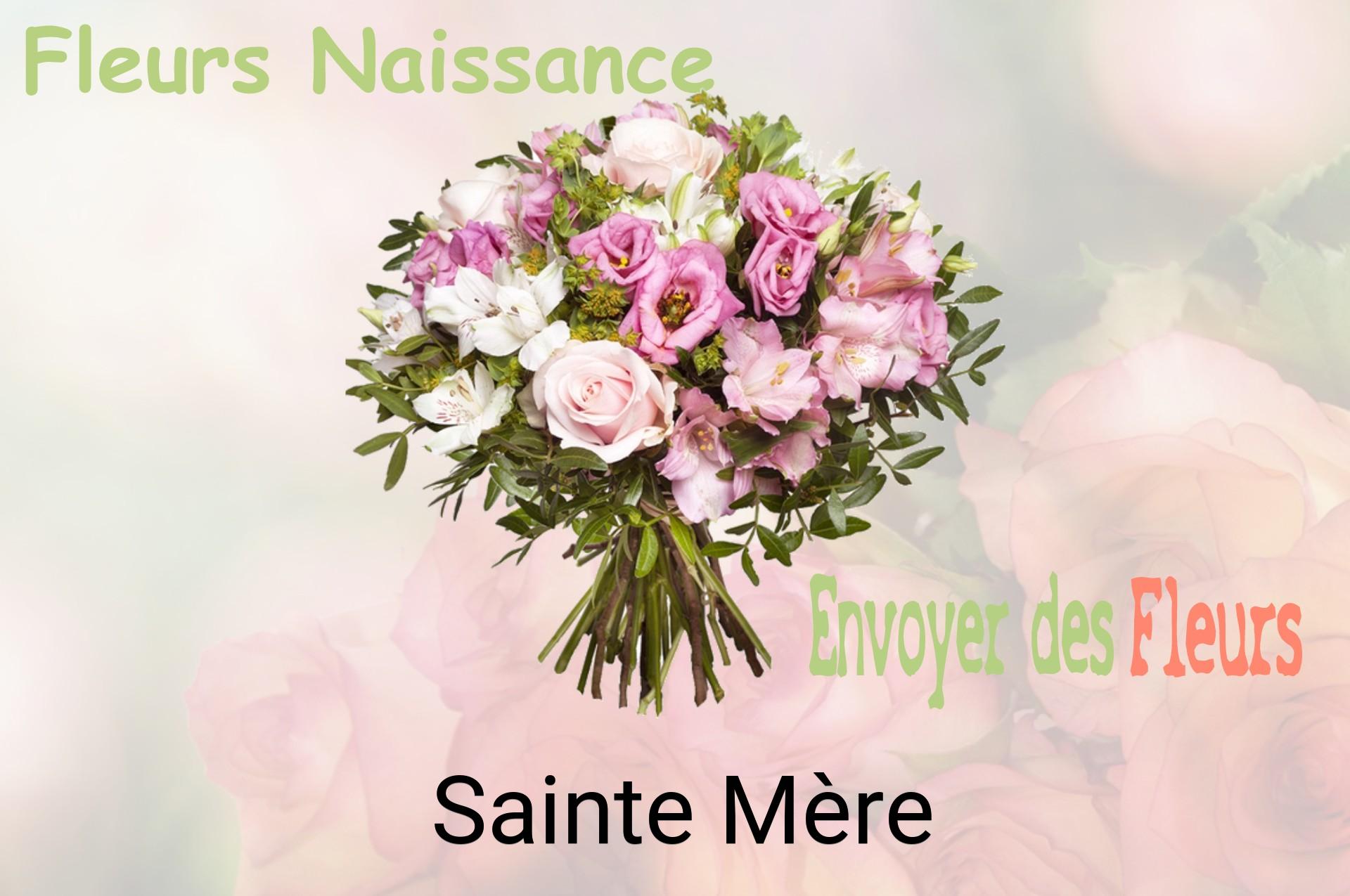 Bouquet de fleurs de naissance livré à Sainte-Mère